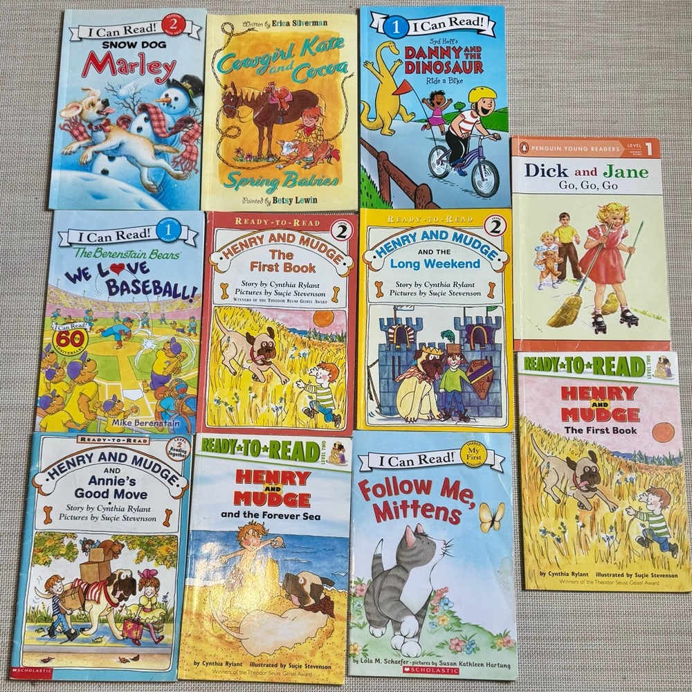 Lot of 12+ Children’s Early Reader Books - step into reading